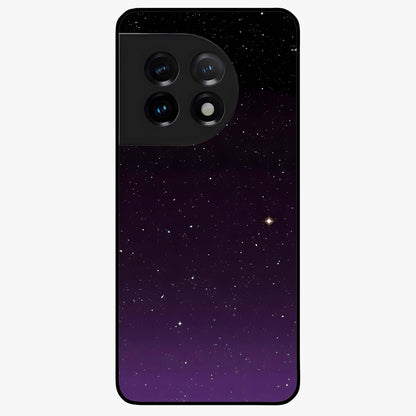 Violet and Black Shade Glass Case for 1+11 striking front view featuring deep violet and black gradient artwork