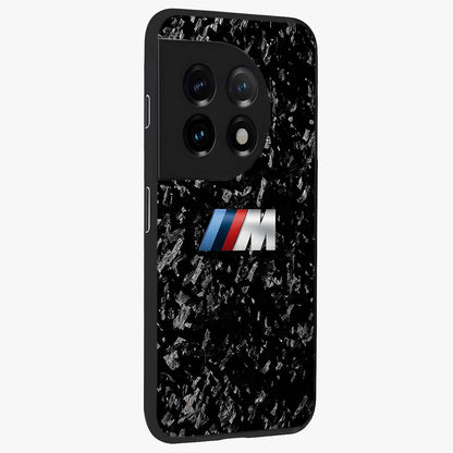 Carbon Speed Mark Glass Case for 1+11 side perspective highlighting sleek sporty detailing and premium build