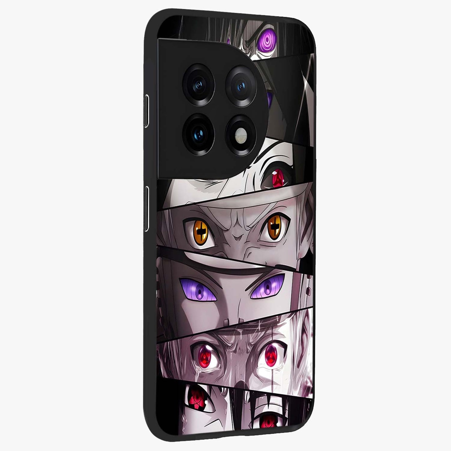 Eyes of Destiny Glass Case for 1+11 side perspective highlighting dramatic textures and sleek premium edges
