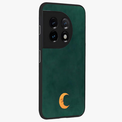 Golden Dune Waves Glass Case for 1+11 side perspective highlighting warm gradients and premium edges