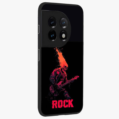 Hellfire Rock Anthem Glass Case for 1+11 displayed upright for powerful statement visibility and premium finish.
