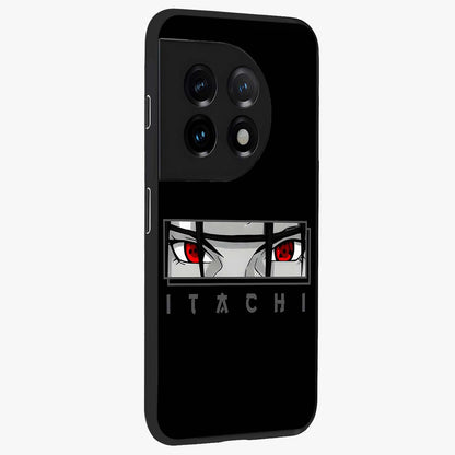 Scarlet Gaze Dominance Glass Case for 1+11 side perspective highlighting powerful detailing and smooth build