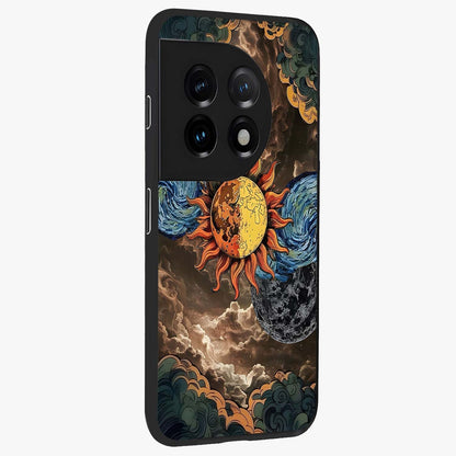 Sun Kissed Valley Glass Case for 1+11 side perspective highlighting serene terrain textures and premium edges