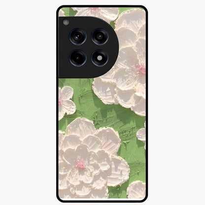 Blossom Meadow Dreams Glass Case for 1+12R dreamy front view featuring soft meadow floral artwork