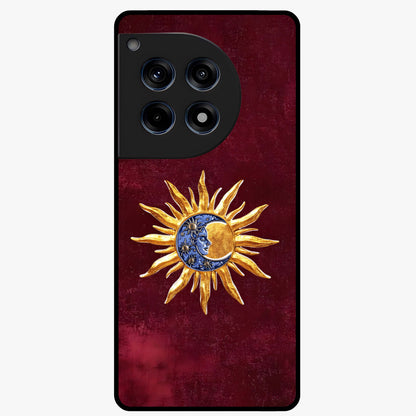 Celestial Unity Charm Glass Case for 1+12R symbolic front view featuring harmonious celestial artwork