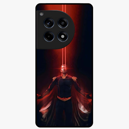 Crimson Vision Ascension Glass Case for 1+12R bold front view featuring visionary crimson themed artwork
