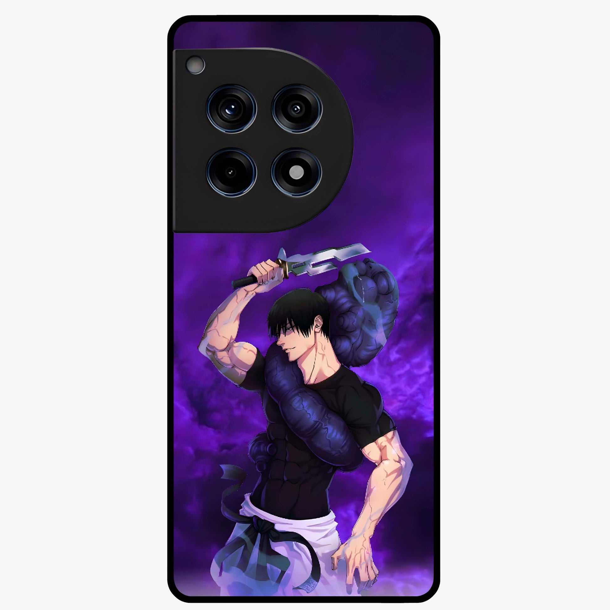 Cursed Strength Ascension Glass Case for 1+12R powerful front view featuring dark ascension themed artwork
