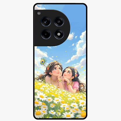 Daisy Daydream Love Glass Case for 1+12R soft front view featuring romantic daisy floral artwork
