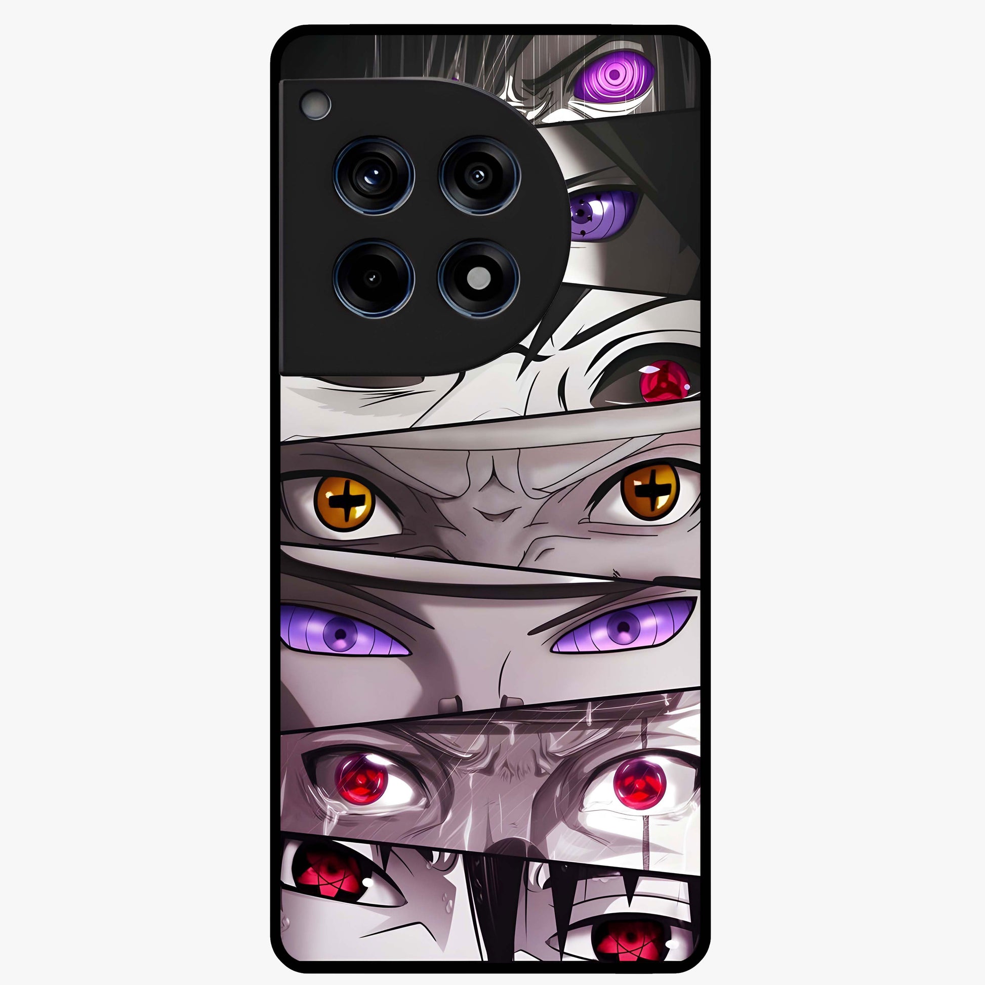 Eyes of Destiny Glass Case for 1+12R bold front view featuring mystical eye inspired artwork