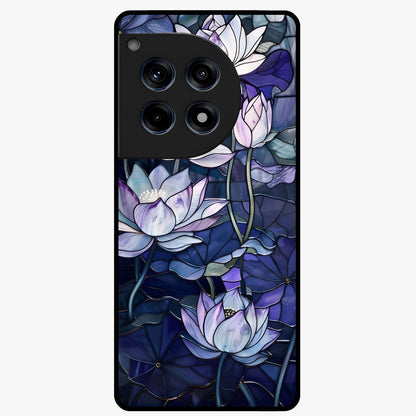 Gloss Petal Rush Glass Case for 1+12R bold front view featuring dynamic floral artwork with glossy appeal