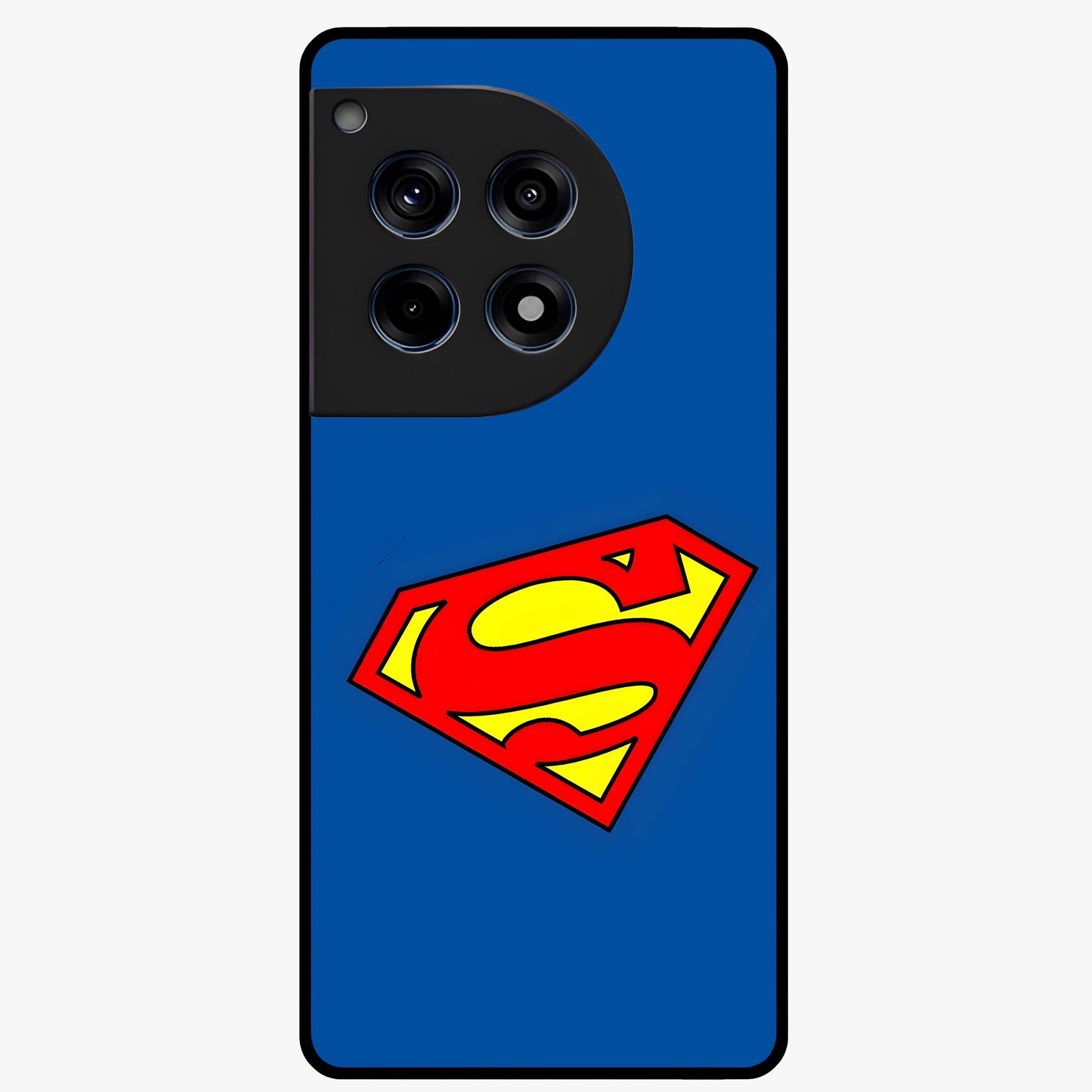 Legendary Hero Emblem Glass Case for 1+12R bold front view featuring powerful emblem inspired artwork
