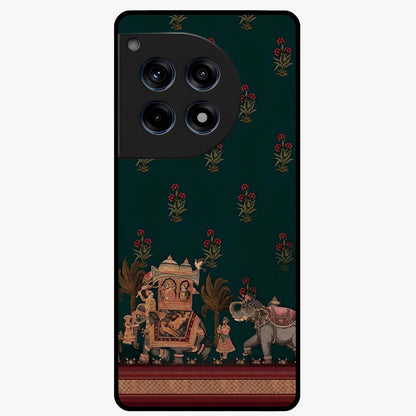 Macmerise Glass Case for 1+12R stylish front view featuring bold modern artistic artwork