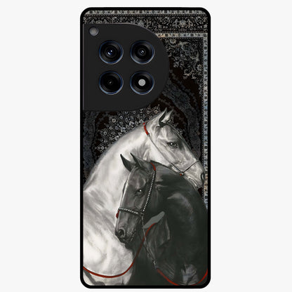 Majestic Ride Legacy Glass Case for 1+12R bold front view featuring dynamic ride inspired artwork