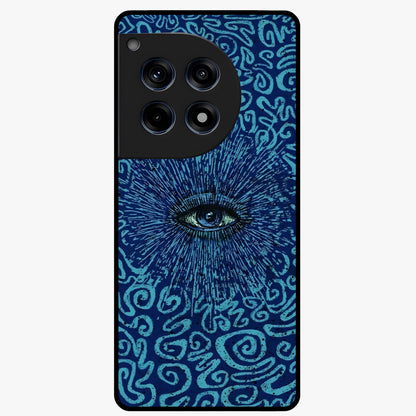 Mystic Inner Eye Glass Case for 1+12R dramatic front view featuring powerful inner eye inspired artwork