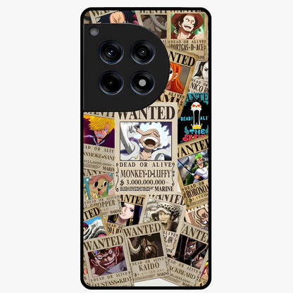 Pirate Wanted Legends Glass Case for 1+12R bold front view featuring legendary pirate themed artwork
