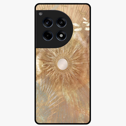 Silken Whirl Glass Case for 1+12R elegant front view featuring smooth abstract swirl artwork