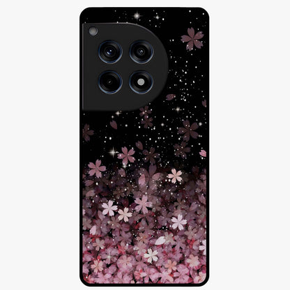Small Starry Flowers Glass Case for 1+12R charming front view featuring tiny floral artwork with star accents