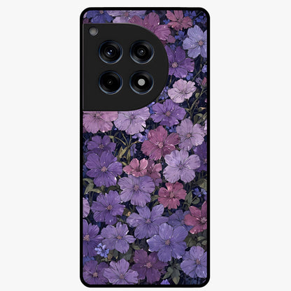 Velvet Bloom Tapestry Glass Case for 1+12R elegant front view featuring rich floral tapestry artwork