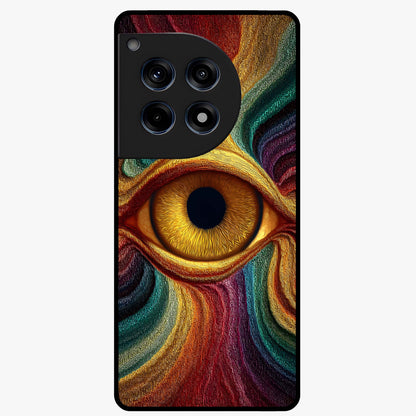Visionary Flame Core Glass Case for 1+12R intense front view featuring fiery flame inspired artwork