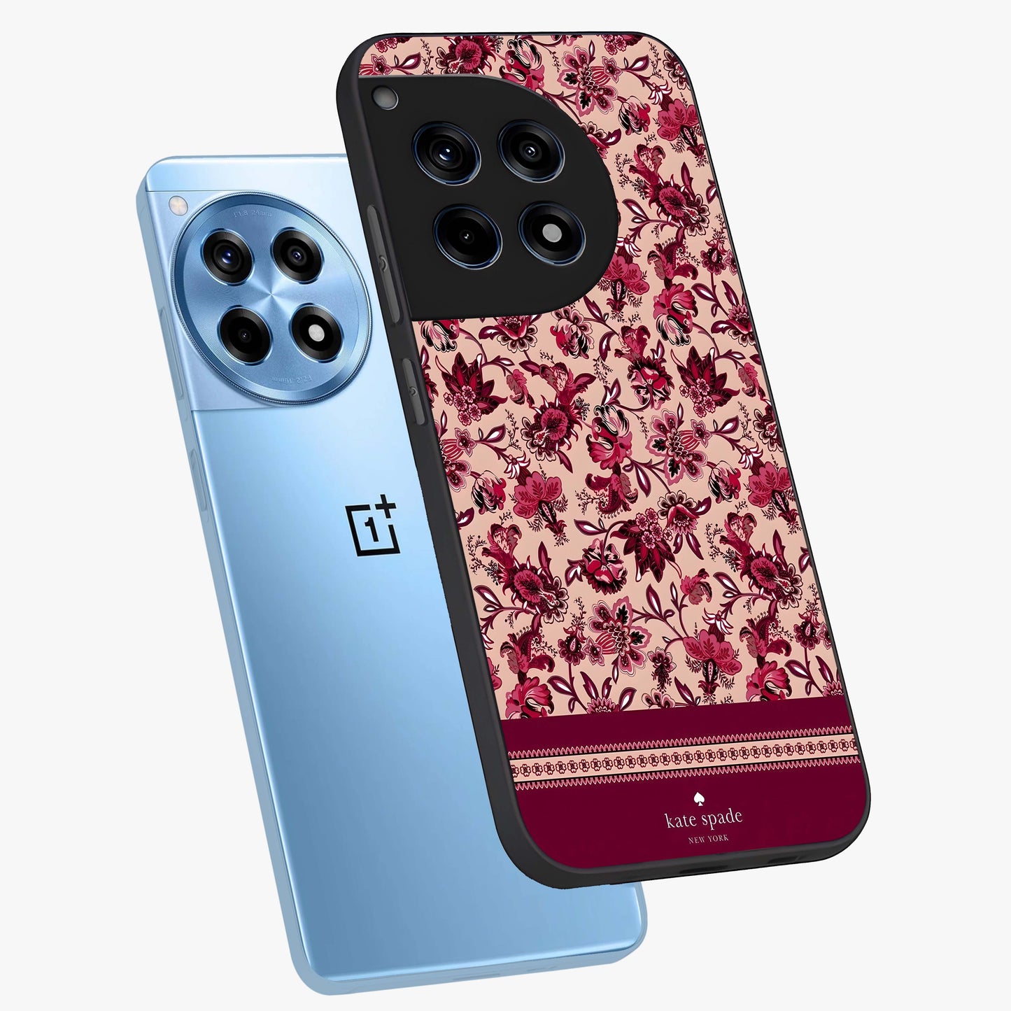 Crimson Rose Charm Glass Case for OnePlus 12R |1+12R