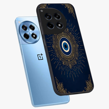 Golden Heart Glow Glass Case for 1+12R angled mockup showcasing glossy finish and radiant warm tones