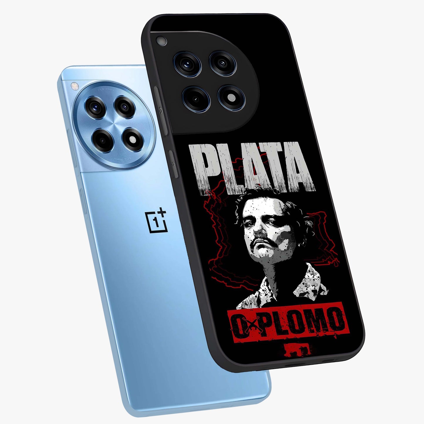 Notorious Crime Empire Glass Case for 1+12R angled mockup showcasing glossy finish and dark urban tones