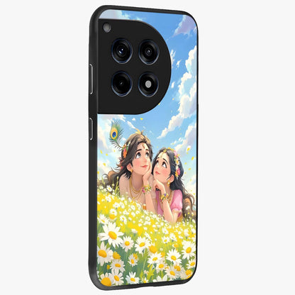 Daisy Daydream Love Glass Case for 1+12R side perspective highlighting charming floral textures and premium edge finish