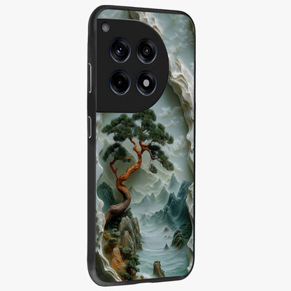 Eternal Nature Spirit Glass Case for 1+12R side perspective highlighting organic textures and sleek build