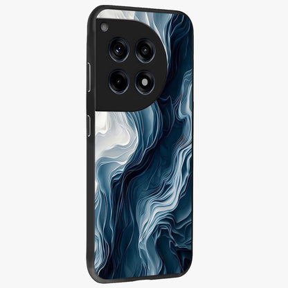 Ethereal Paper Marble Glass Case for 1+12R side perspective highlighting elegant marble detailing and premium build