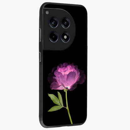 Glow Petal Bloom Glass Case for 1+12R side perspective highlighting glowing bloom textures and sleek edges