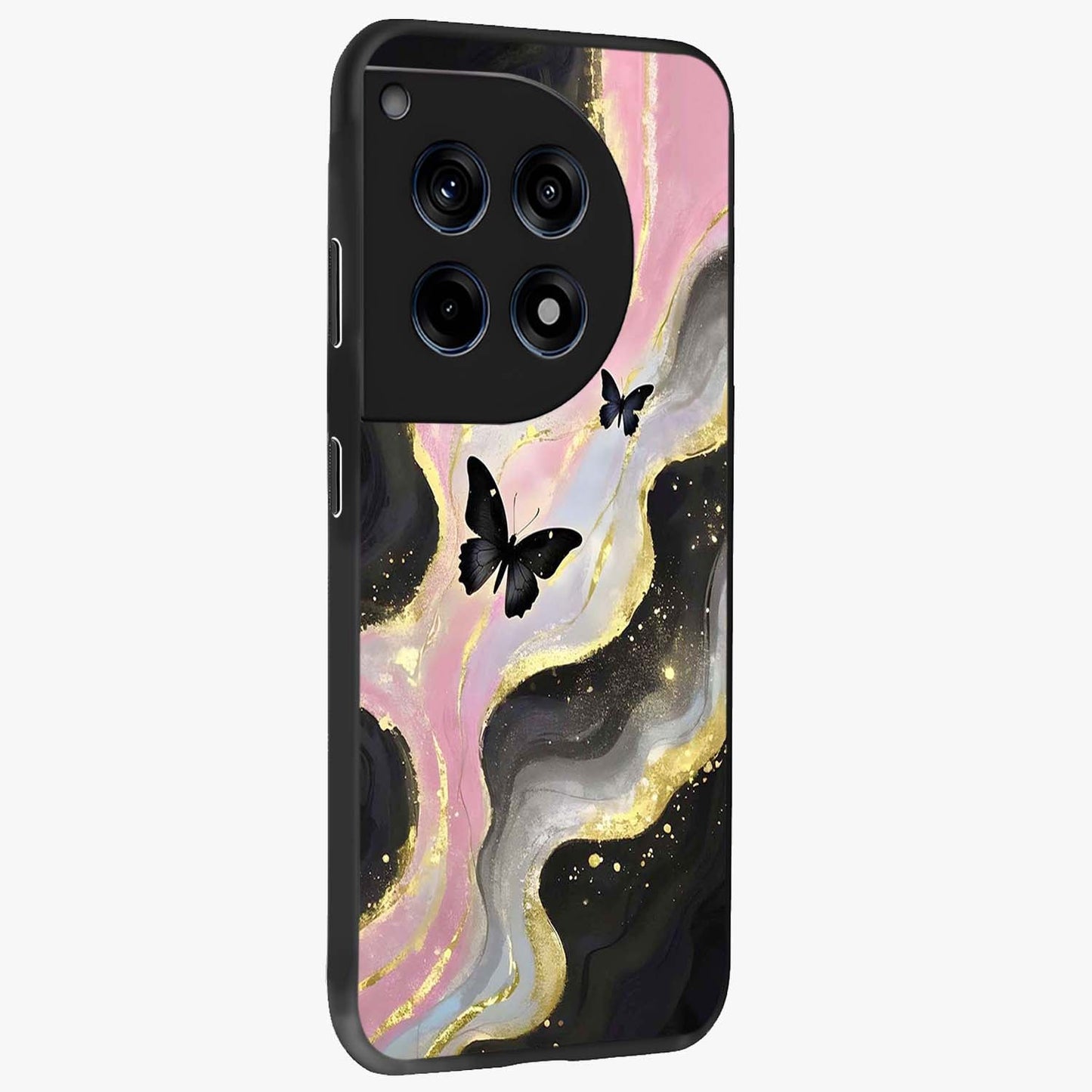 Golden Moon Horizon Glass Case for 1+12R side perspective highlighting smooth celestial detailing and sleek build