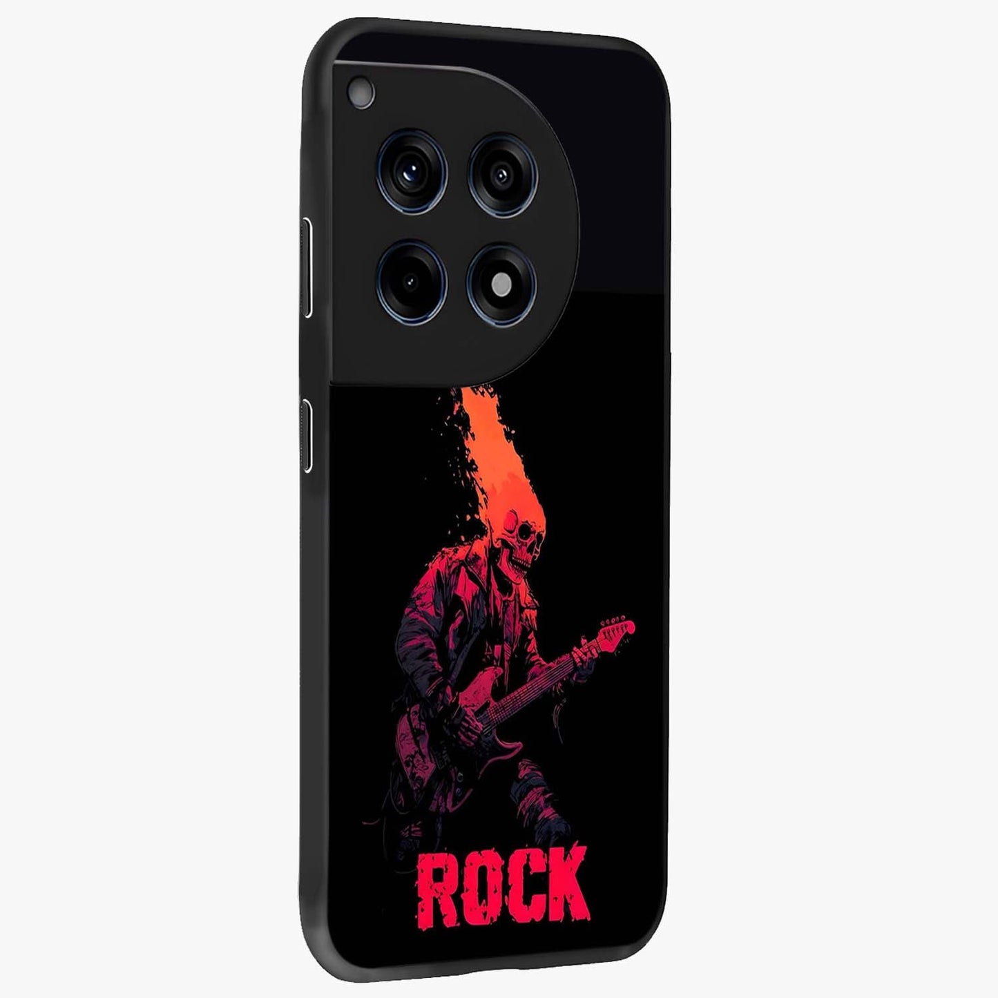 Hellfire Rock Anthem Glass Case for 1+12R displayed upright for powerful statement visibility and premium finish.