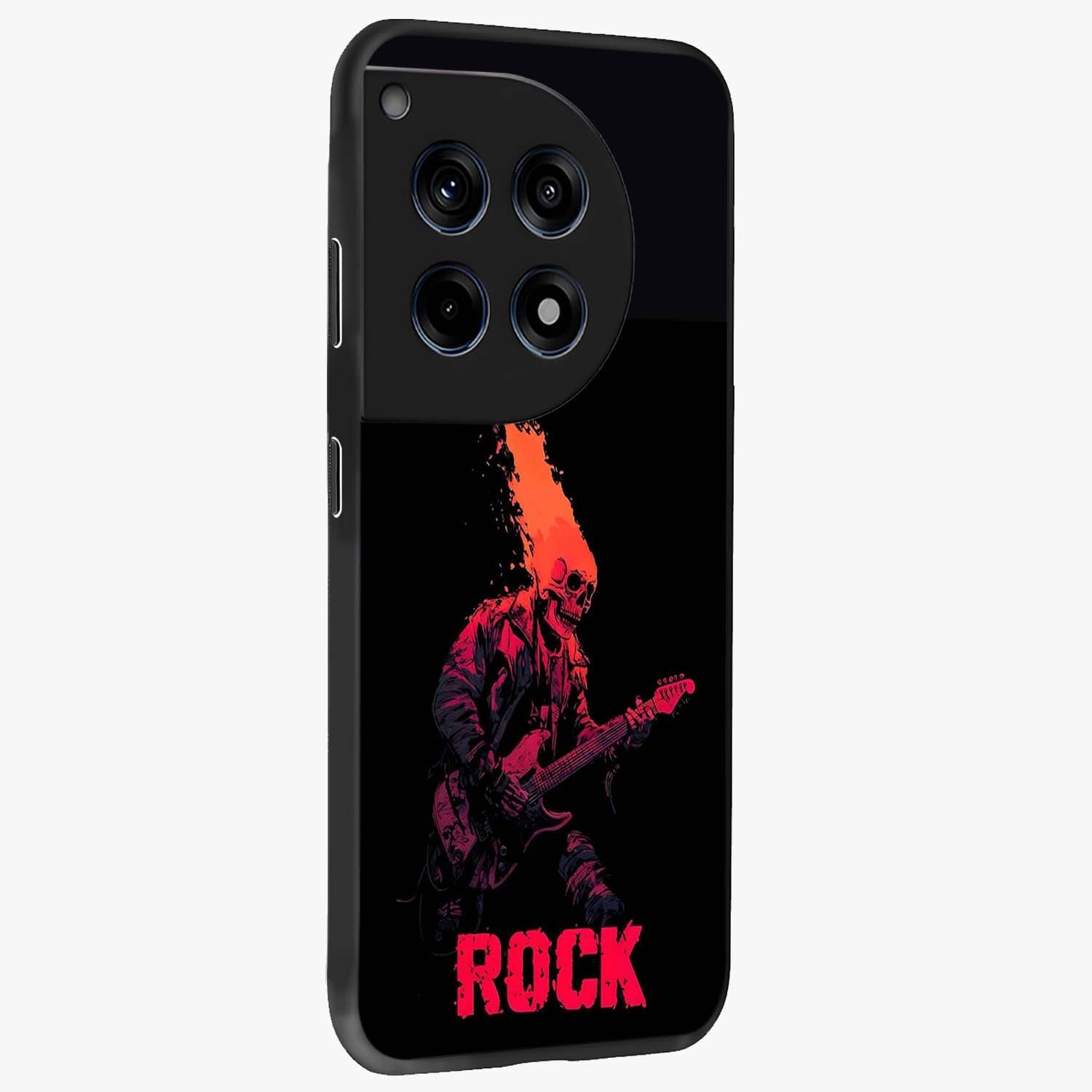 Hellfire Rock Anthem Glass Case for 1+12R displayed upright for powerful statement visibility and premium finish.