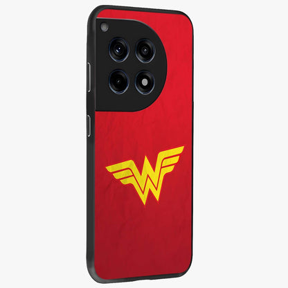 Legendary Wonder Power Glass Case for 1+12R side perspective highlighting dramatic detailing and sleek build