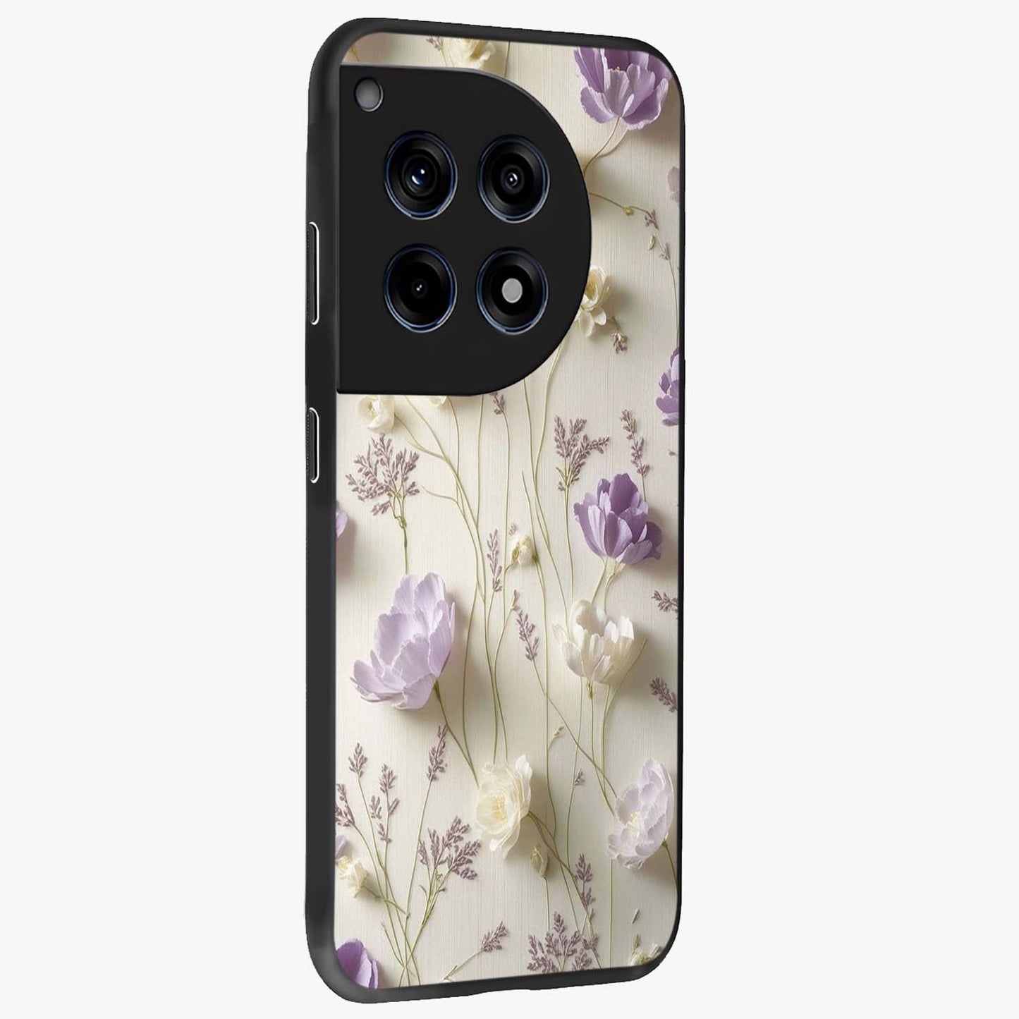 Lilac Breeze Harmony Glass Case for 1+12R side perspective highlighting calming textures and premium build