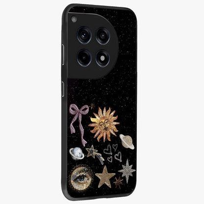 Magical Jewelry Vibe Glass Case for 1+12R side perspective highlighting radiant textures and sleek premium build