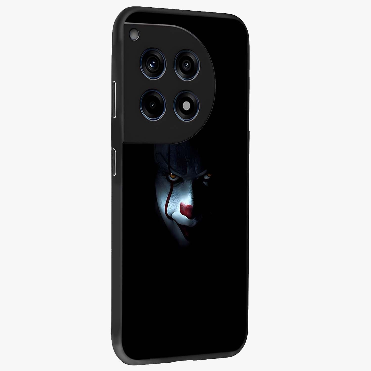 Midnight Madness Smile Glass Case for 1+12R side perspective highlighting expressive textures and sleek edges