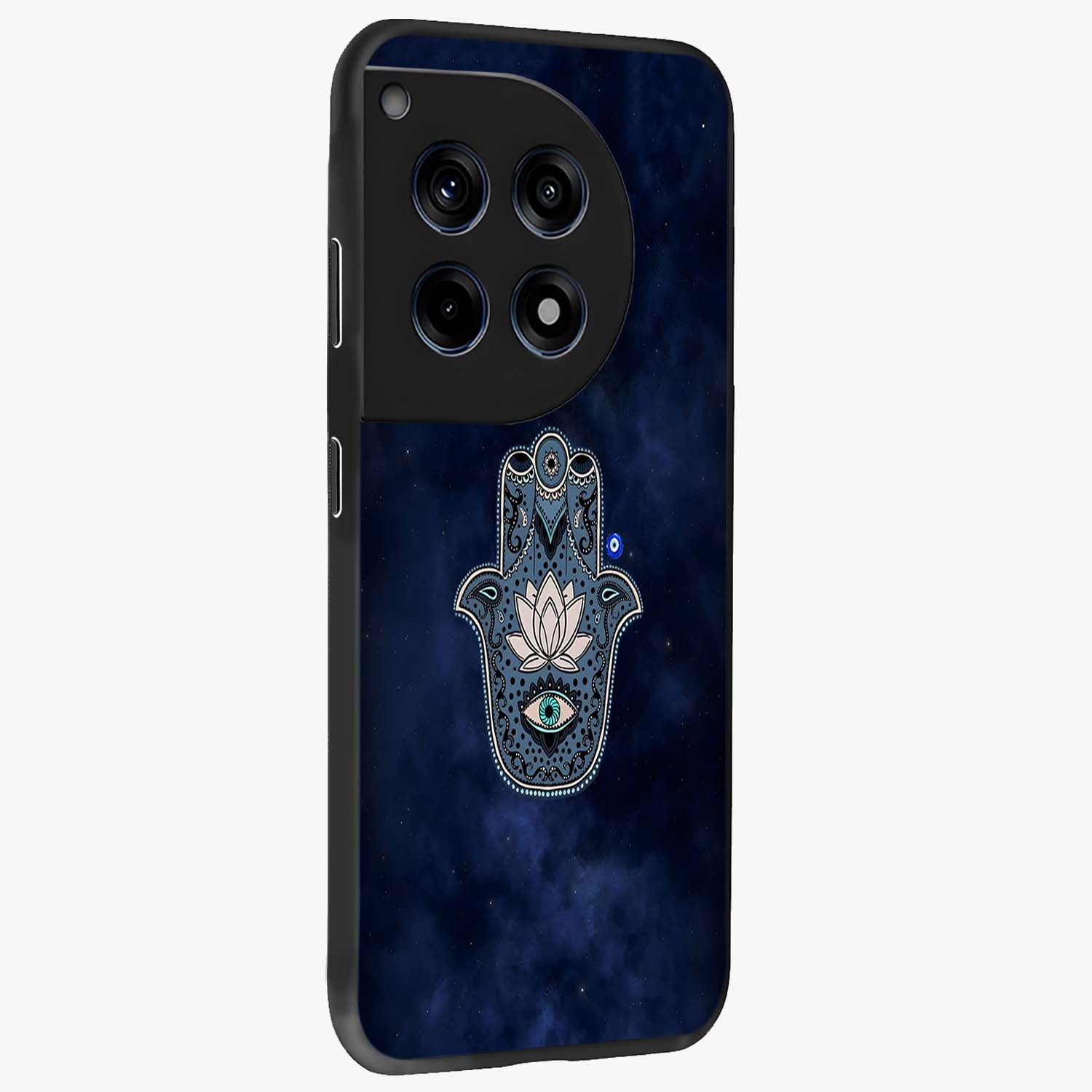 Mystic Calm Shield Glass Case for 1+12R side perspective highlighting refined textures and premium edge finish
