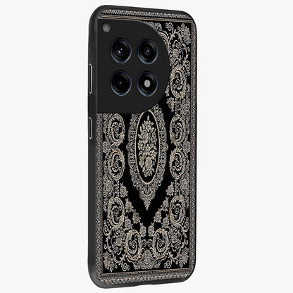 Noir Bloom Elegance Glass Case for 1+12R side perspective highlighting subtle textures and sleek premium build