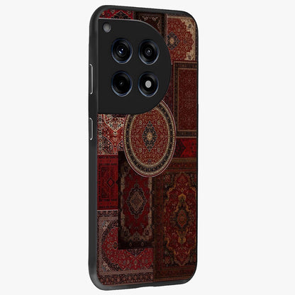 Persian Heritage Collage Glass Case for 1+12R side perspective highlighting cultural textures and premium edges