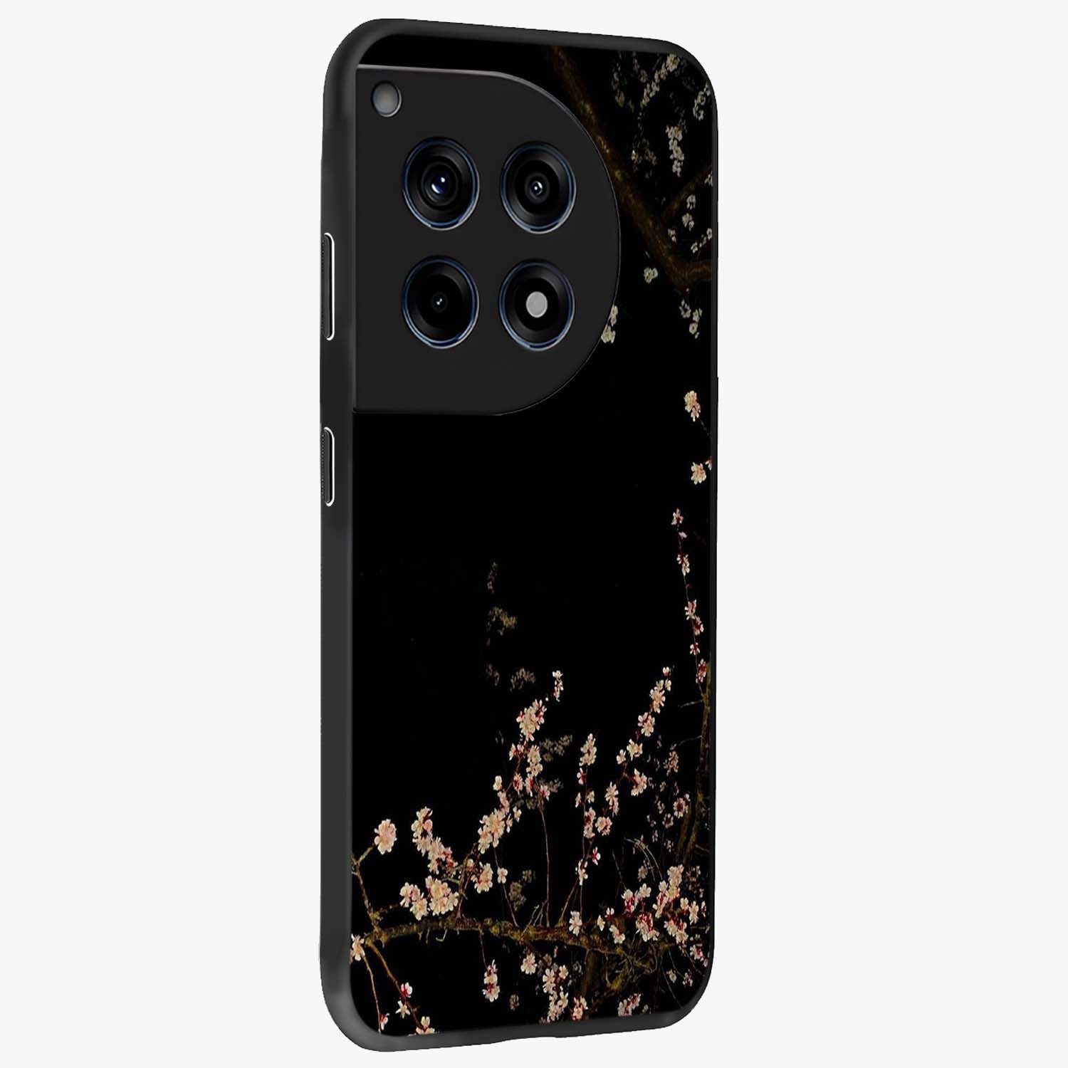 Petal Moon Light With Custom Name Glass Case for 1+12R side perspective highlighting custom typography and smooth premium build