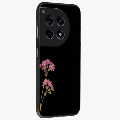 Riching Lavender Flower Glass Case for 1+12R side perspective highlighting delicate bloom textures and premium edges