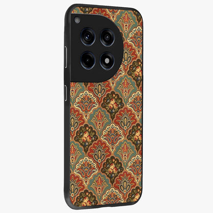 Royal Threadwork Glass Case for 1+12R side perspective highlighting detailed stitching textures and smooth premium build