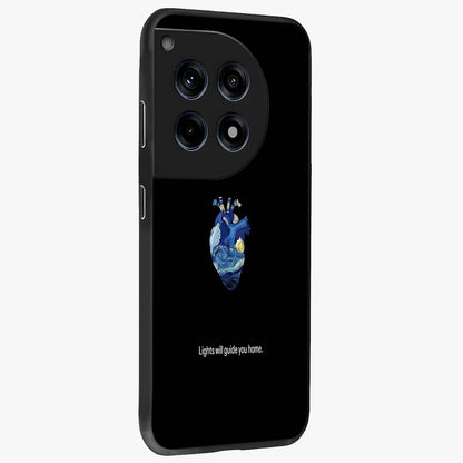Starry Heart Compass Glass Case for 1+12R side perspective highlighting refined textures and sleek premium build