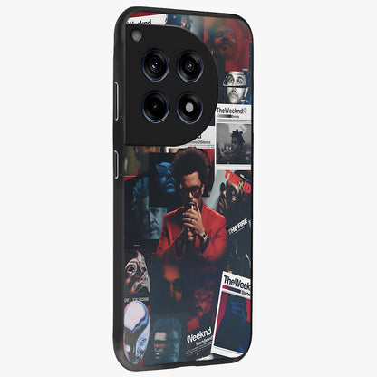 The Weeknd Glass Case for 1+12R side perspective highlighting sleek graphic textures and smooth build