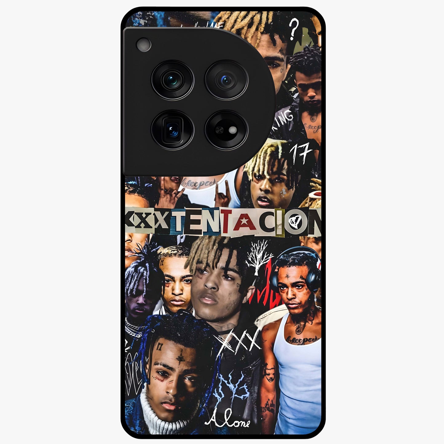 Broken Fame Diaries Glass Case for 1+12 bold front view featuring expressive diary inspired artistic artwork
