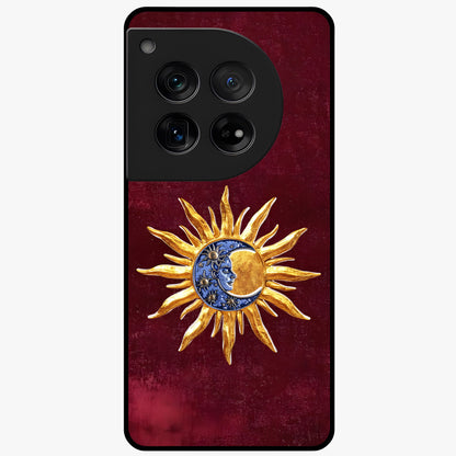 Celestial Unity Charm Glass Case for 1+12 symbolic front view featuring harmonious celestial artwork