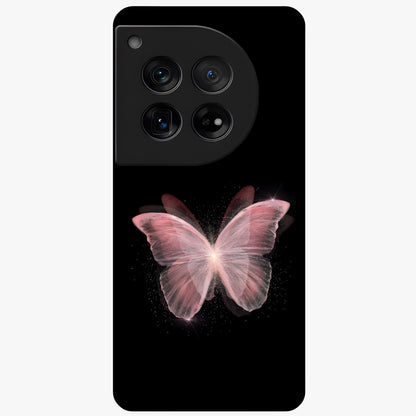 Celestial Wings Butterfly Glass Case for 1+12 elegant front view featuring butterfly artwork with cosmic accents