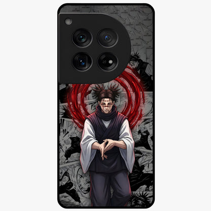 Cursed Ritual Ascension Glass Case for 1+12 dramatic front view featuring dark ritual inspired artwork
