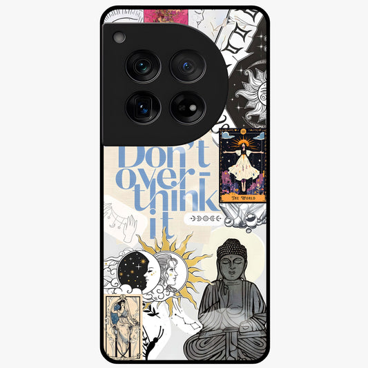 Ethereal Thoughts Glass Case for 1+12 dreamy front view featuring abstract artistic artwork with soft tones